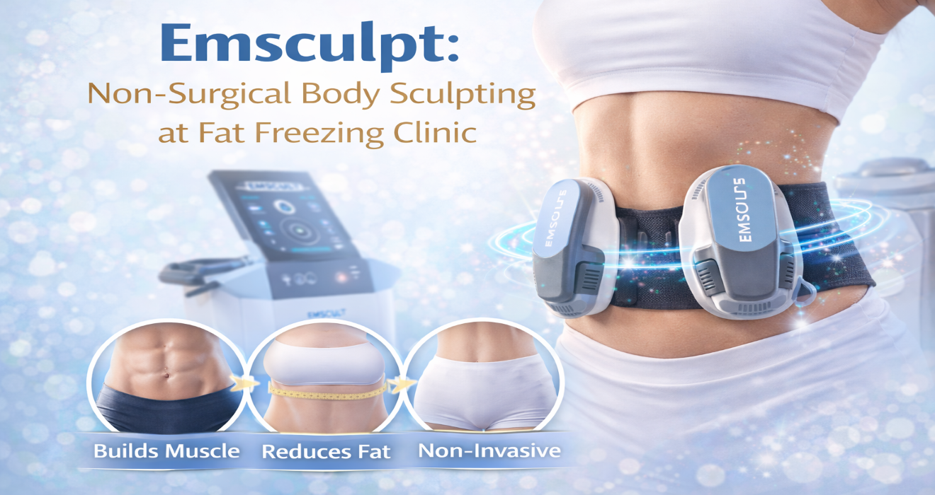 non-surgical body sculpting treatment with Emsculpt in Mumbai