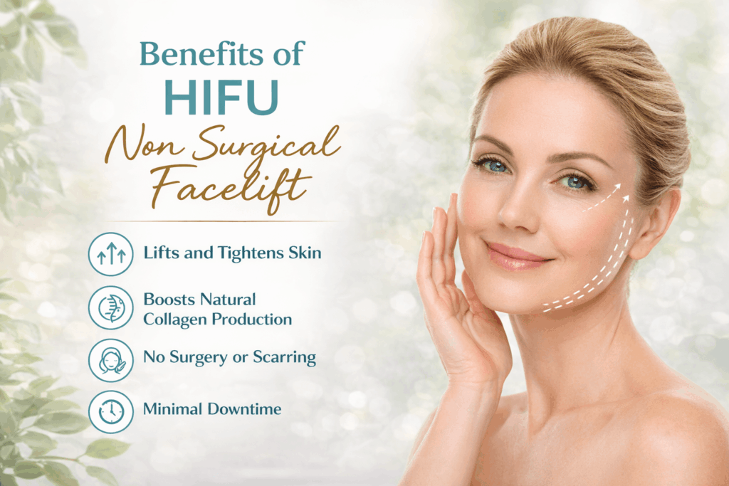 Benefits of HIFU non surgical facelift