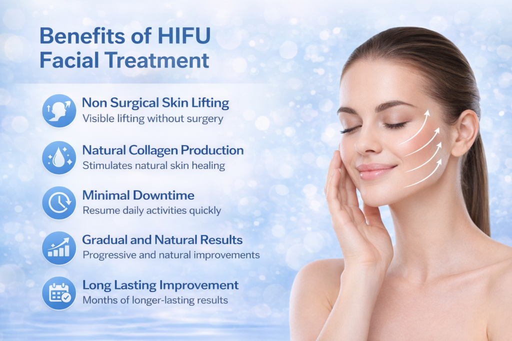 benefits of hifu facial treatment for skin tightening