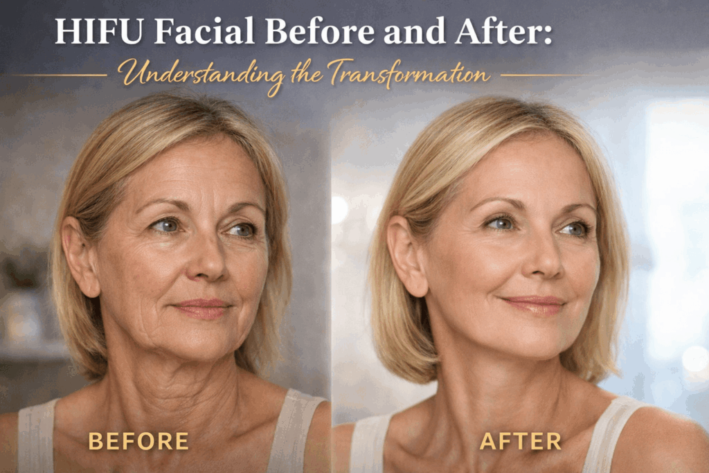 HIFU Facial Treatment: Why This Non Surgical Facelift Is Trending 2 HIFU Facial Before and After Understanding the Transformation