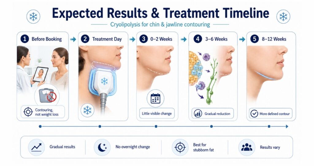 Cryolipolysis for Chin & Jawline Contouring in Mumbai 2 Expected Results and Treatment Timeline
