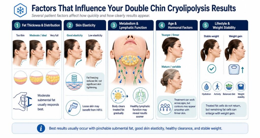 Double Chin Cryolipolysis Results: What to Expect in Mumbai 3 Factors That Influence Your Double Chin Cryolipolysis Results
