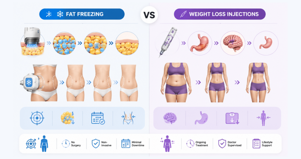 Fat Freezing vs Weight Loss Injections 2