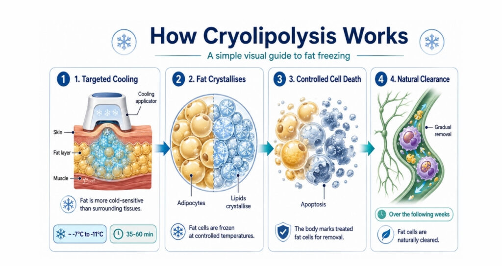 How Cryolipolysis Works on Upper arms