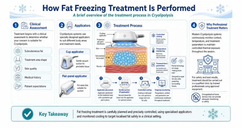 The Science Behind Cryolipolysis and Fat Freezing 2 How Fat Freezing Treatment Is Performed