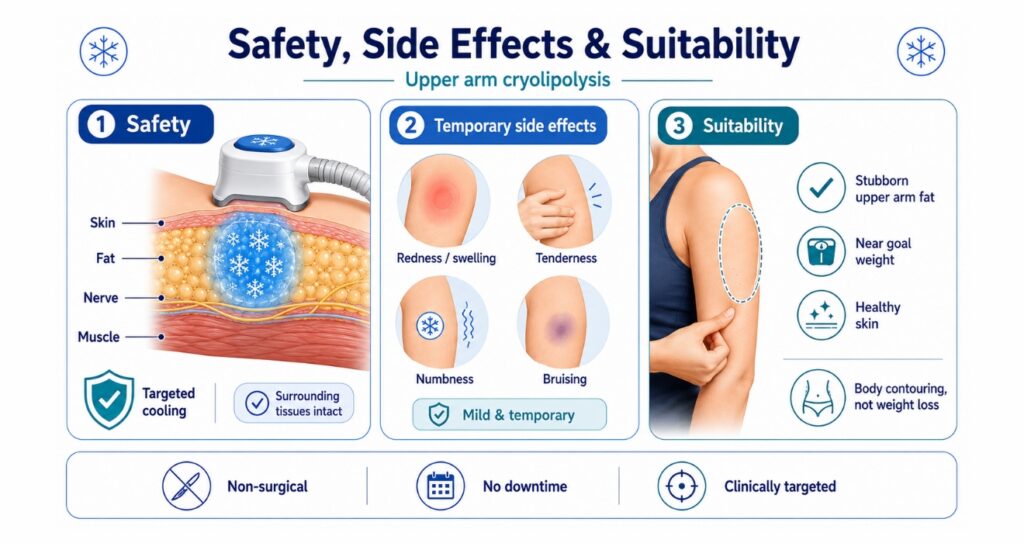 Safety Side Effects and Suitability Cryolipolysis