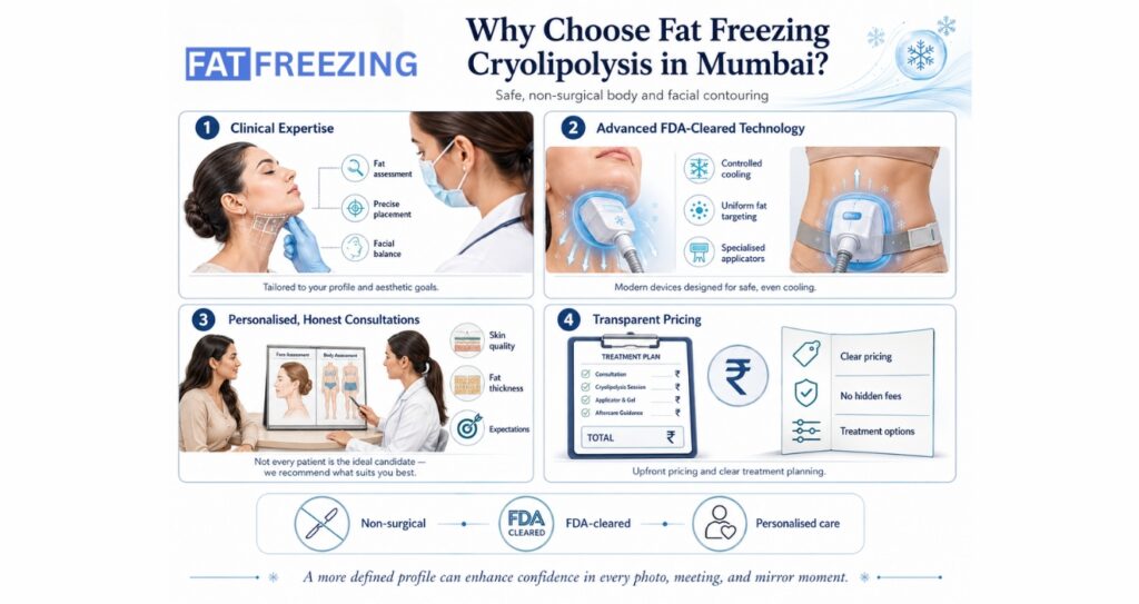 Cryolipolysis for Double Chin: Transform Your Profile 5 Why Choose Fat Freezing Clinic for Cyolipolysis in Mumbai