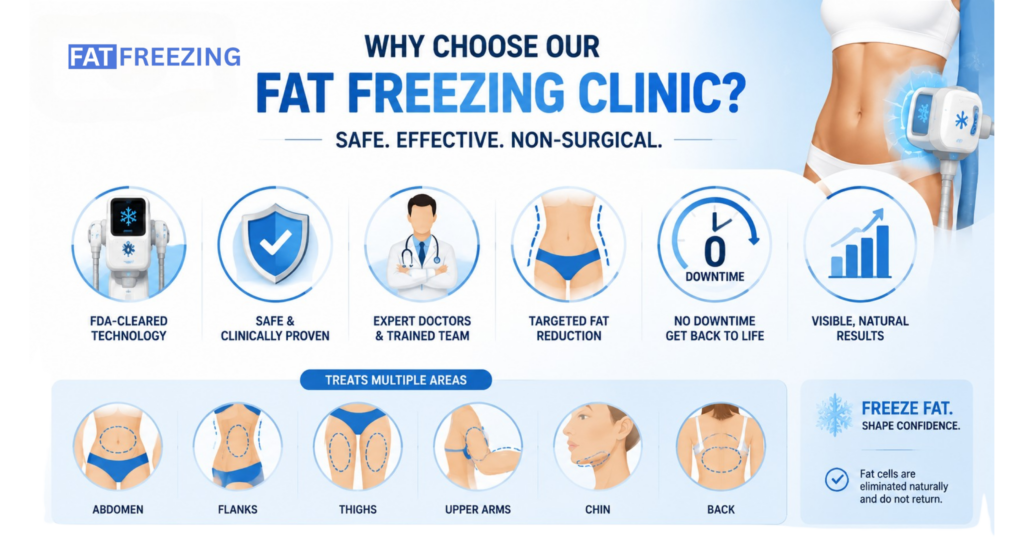 Why Choose Our Fat Freezing Clinic for Fat Freezing treatment